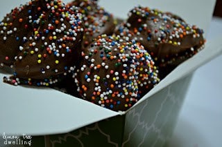 Chocolate Covered Fortune Cookies flavored with cinnamon, nutmeg, and allspice. Destined to bring you good luck in the New Year!