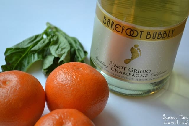 Basil Orange Mimosa will awaken your senses on your next brunch!