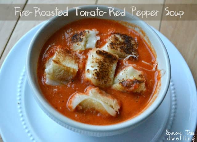 Fire-Roasted Tomato Red Pepper Soup