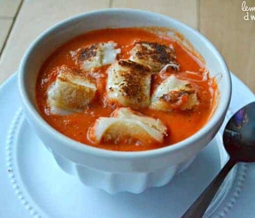 Fire Roasted Tomato Red Pepper Soup