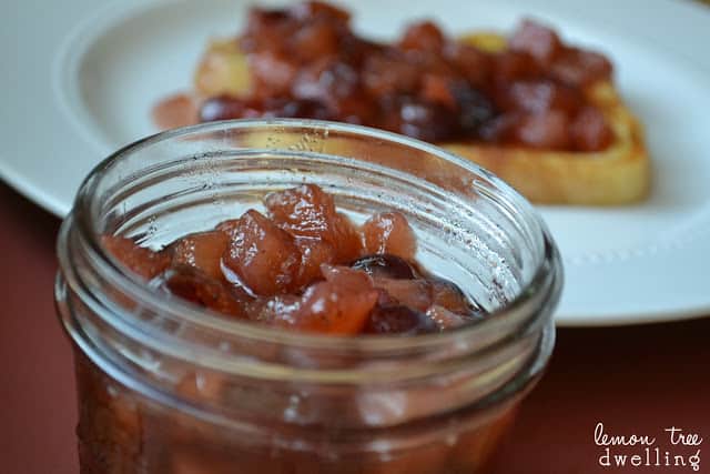 This Spiced Cran-Peary Compote is a delicious addition to your sweet treats. 