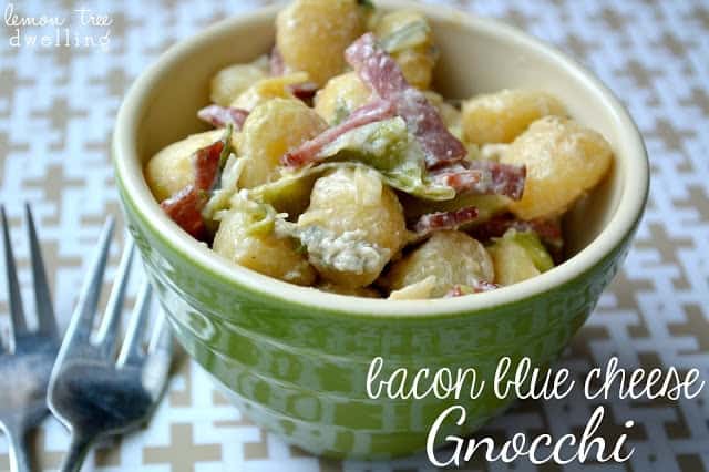Bacon Blue Cheese Gnocchi will be your new comfort food!