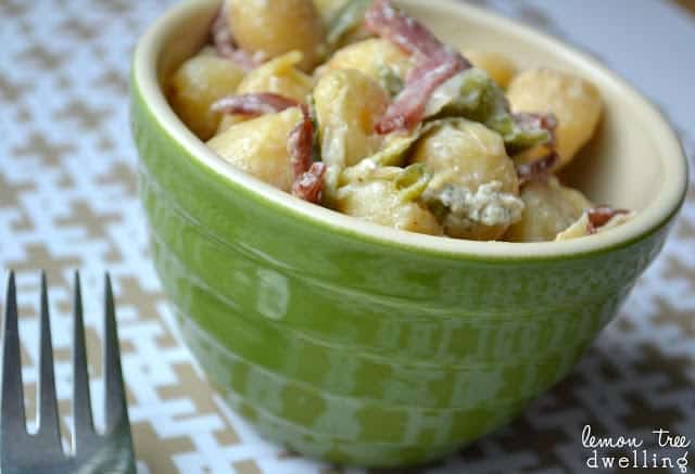 Bacon Blue Cheese Gnocchi will be your new comfort food!