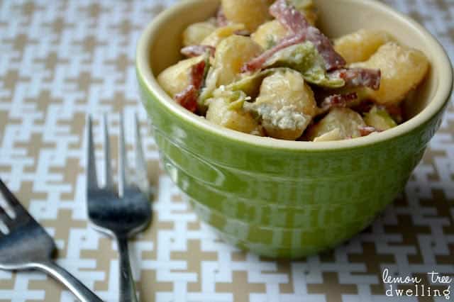 Bacon Blue Cheese Gnocchi will be your new comfort food!