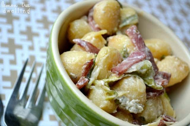 Bacon Blue Cheese Gnocchi will be your new comfort food!