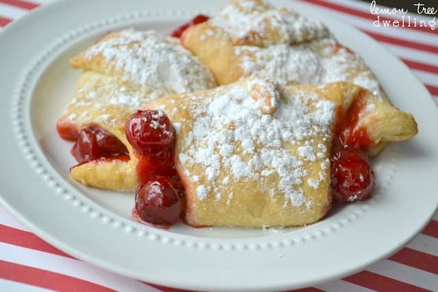 Cherry Cheesecake Breakfast Bundles are a decadent brunch item or a quick cherry dessert.