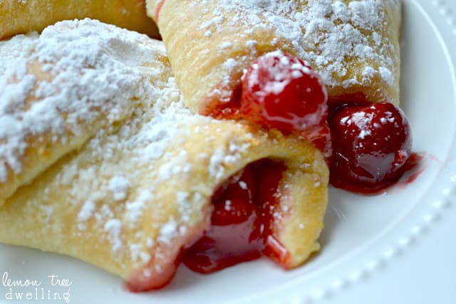 Cherry Cheesecake Breakfast Bundles are a decadent brunch item or a quick cherry dessert.