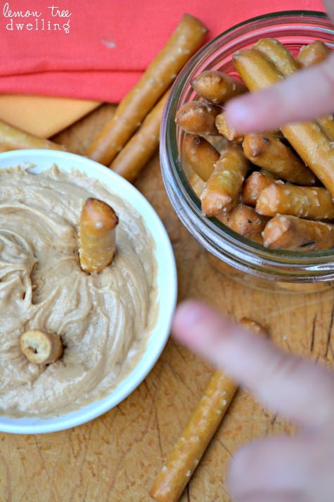 Cookie Butter Pretzel Dip – Lemon Tree Dwelling