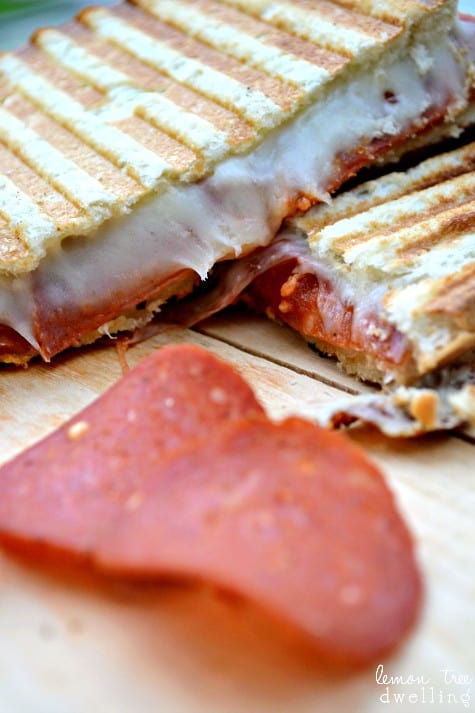 Pepperoni Pizza Panini | Lemon Tree Dwelling