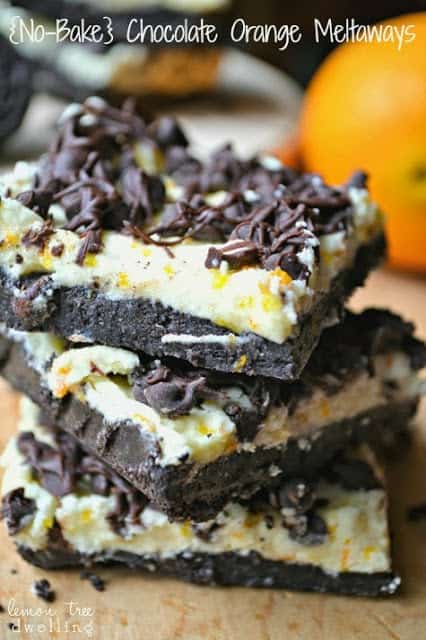 No-bake chocolate orange meltaways are always delicous and ready for eating!