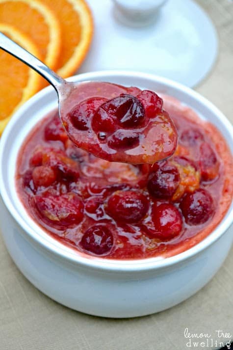 Orange Spiced Cranberry Sauce Lemon Tree Dwelling