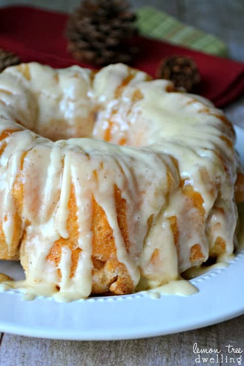 Monkey Bread is a perfect breakfast edition for Christmas morning.