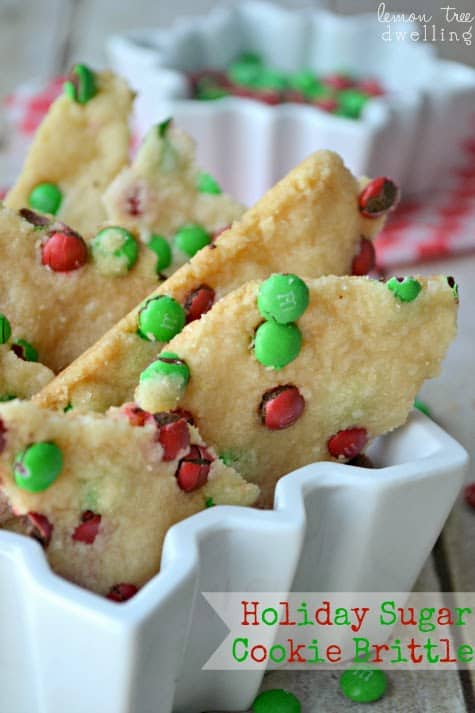 Holiday Sugar Cookie Brittle | Lemon Tree Dwelling