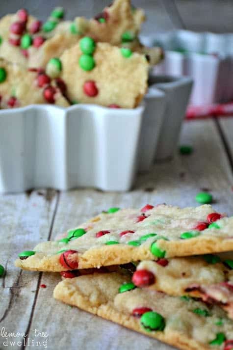 Holiday Sugar Cookie Brittle | Lemon Tree Dwelling