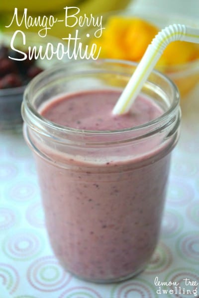 Mango-Berry Smoothie 