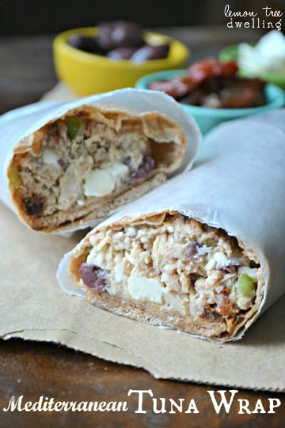 Mediterranean Tuna Wrap