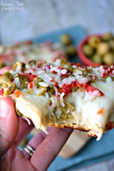 Cheesy Olive Bread