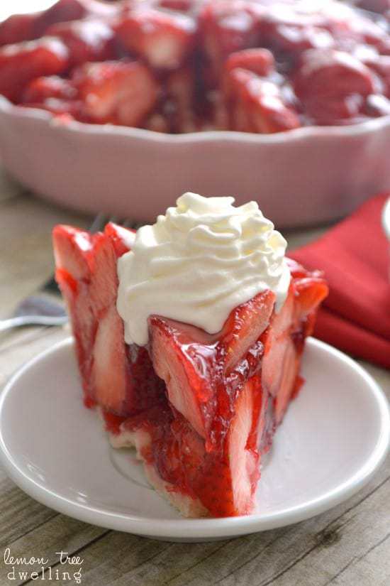The BEST Strawberry Pie recipe!