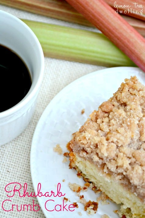 Rhubarb Crumb Cake 1