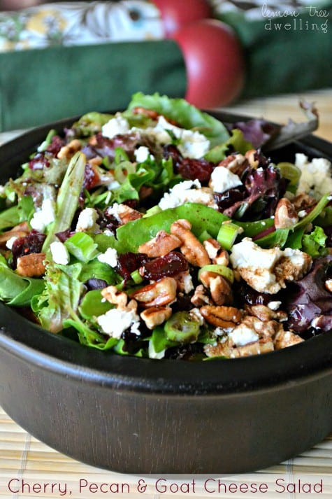 Cherry, Pecan & Goat Cheese Salad 1 - Copy