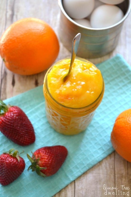 Homemade Orange Curd - made with just 6 ingredients!