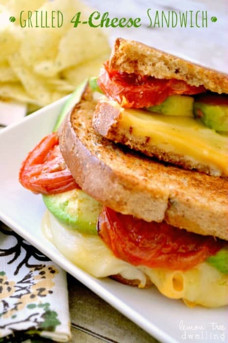 Loaded Grilled 4-cheese Sandwich – Lemon Tree Dwelling