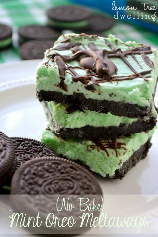 No Bake Mint Oreo Meltaways