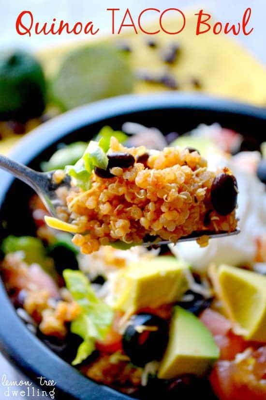 QUINOA TACO BOWLS