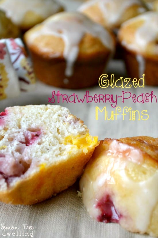Glazed Strawberry-Peach Muffins 1 Fixed