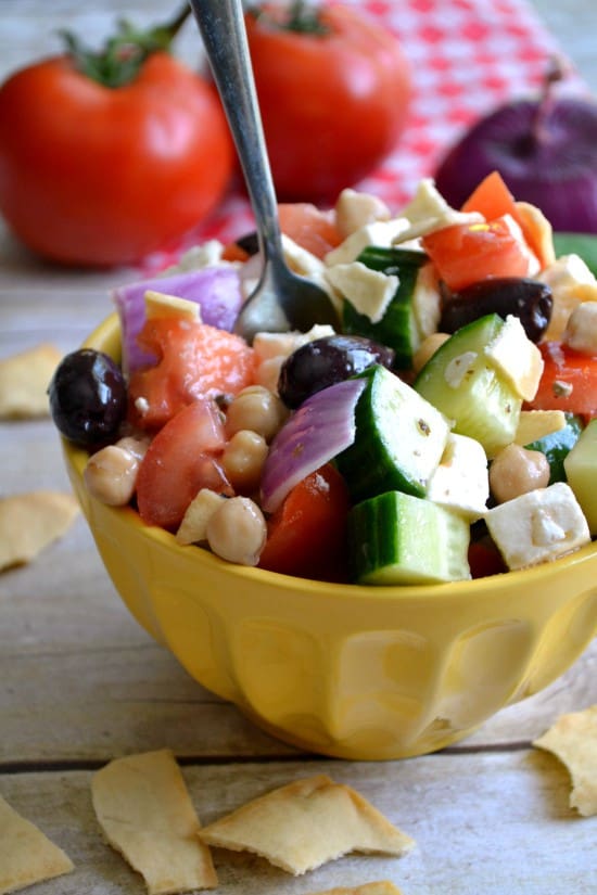 Greek Picnic Salad - a definite crowd pleaser!!