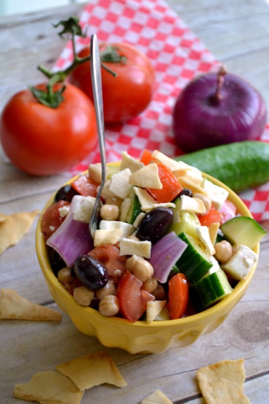Greek Picnic Salad - a definite crowd pleaser!!
