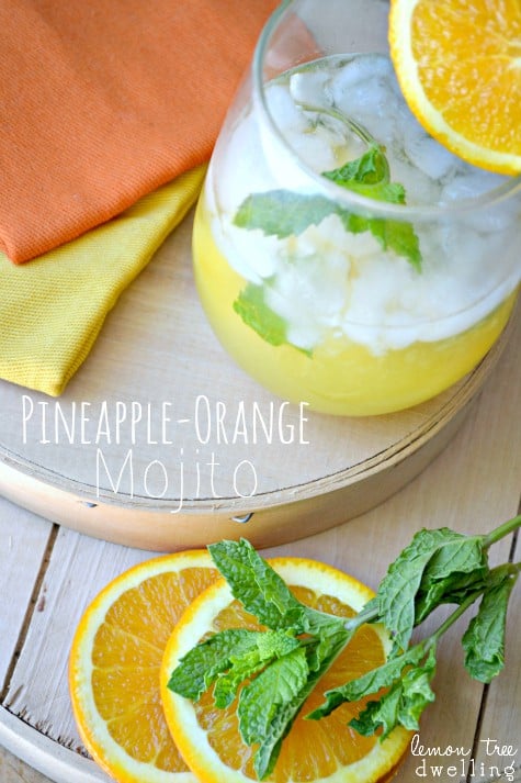 Pineapple-Orange Mojito 1