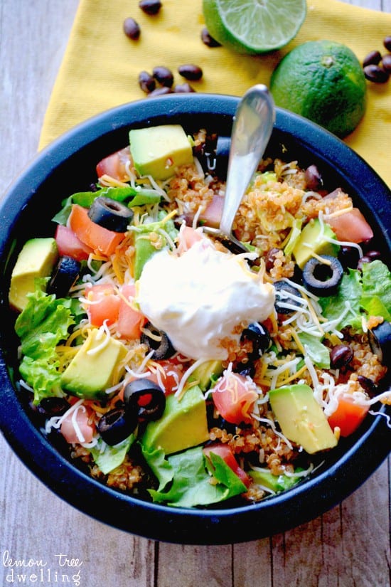 Quinoa Taco Bowls  Lemon Tree Dwelling