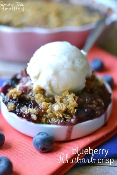 Blueberry Rhubarb Crisp Lemon Tree Dwelling 2485