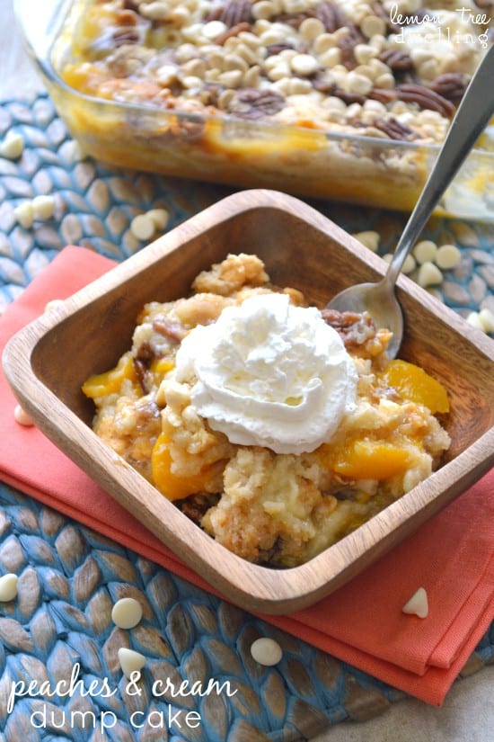 Peaches & Cream Dump Cake 4b