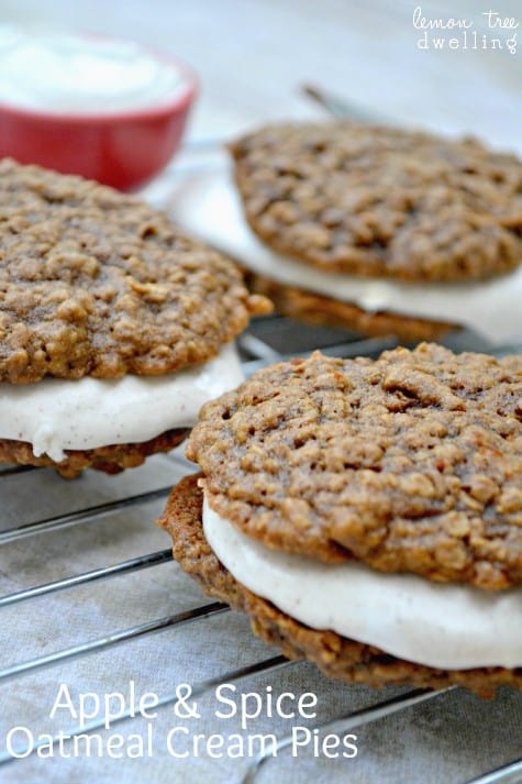 Apple & Spice Oatmeal Cream Pies 1