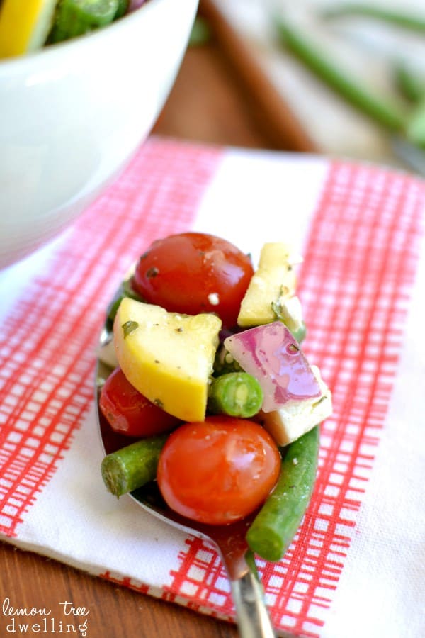 Fresh Green Bean Salad with Lemon Vinaigrette