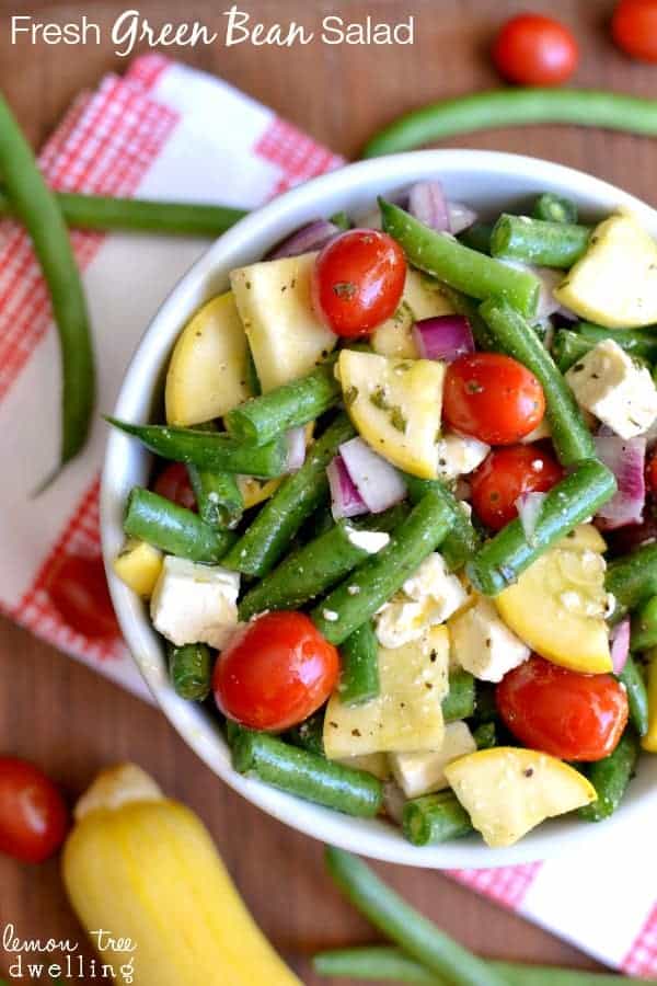 Fresh Green Bean Salad with Lemon Vinaigrette