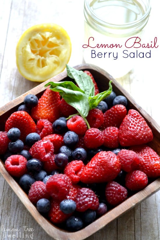 Lemon Basil Berry Salad 2