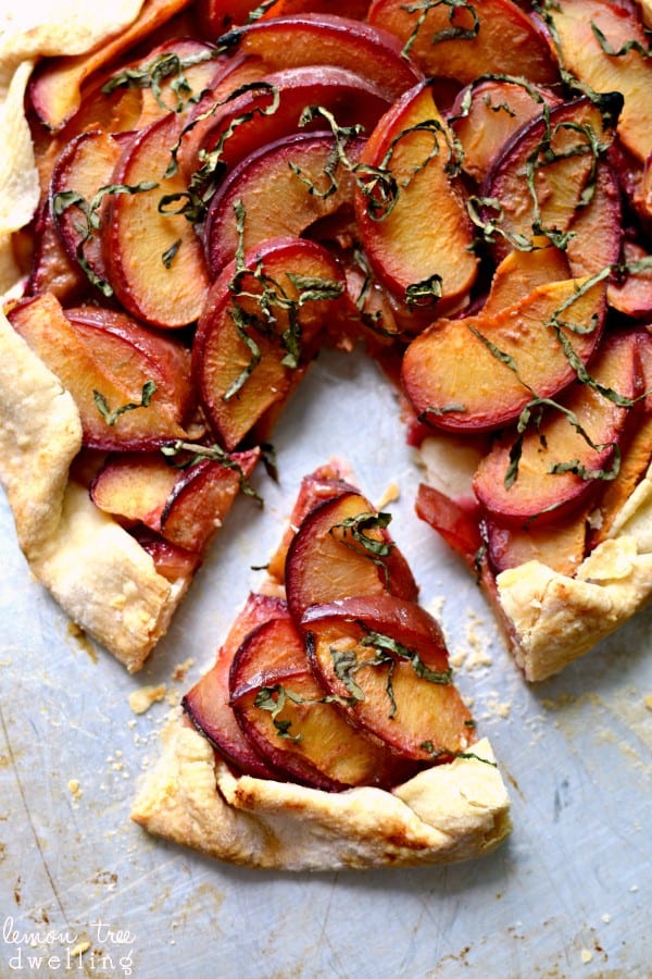 Plum & Basil Galette - deliciously simple!