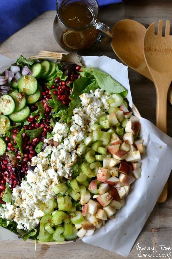 Fall Harvest Salad. This is definitely going on my holiday menu!