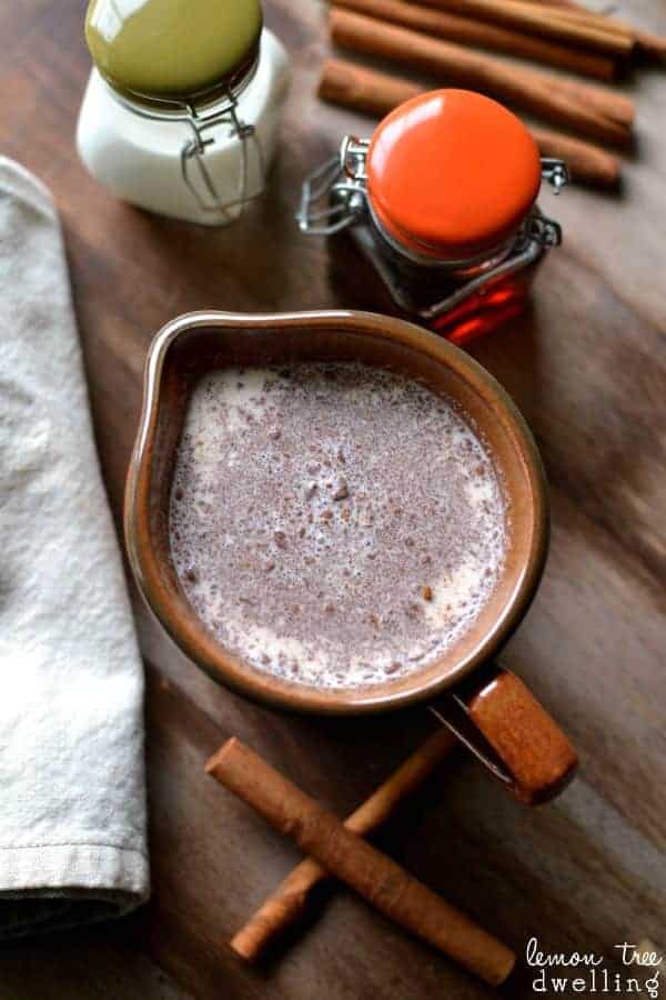 3-ingredient Maple Cinnamon Coffee Creamer. Tastes like breakfast!