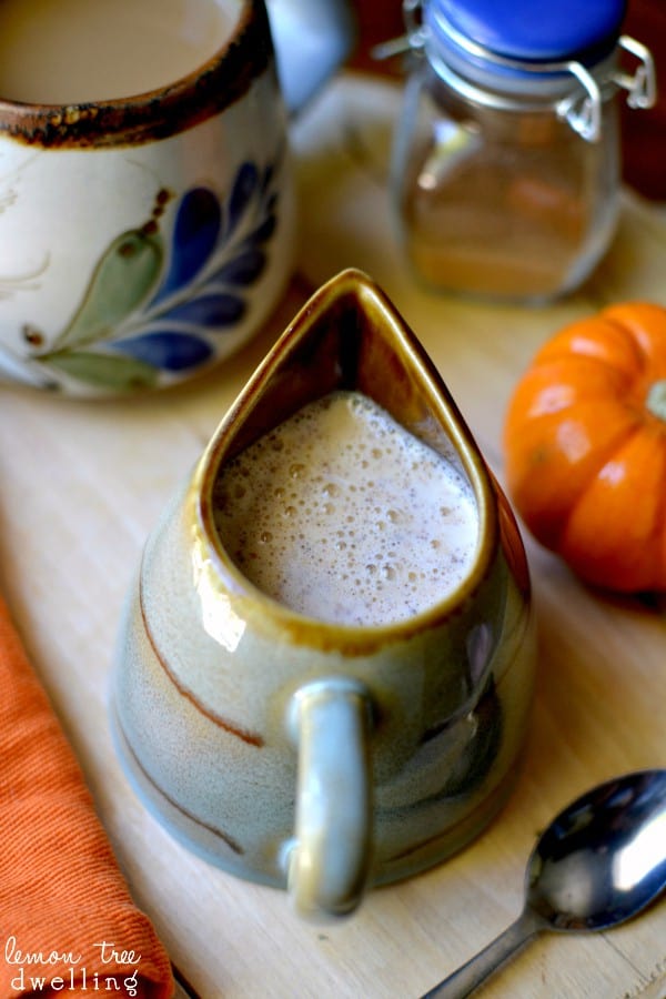 Pumpkin Spice Coffee Creamer - just 4 simple ingredients!