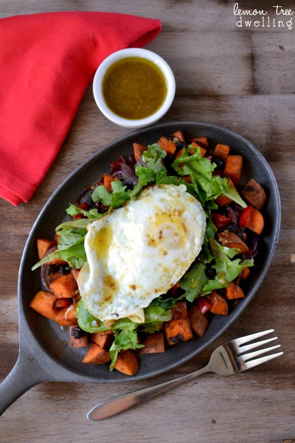 Sweet Potato Breakfast Skillet - Dishes With Dad