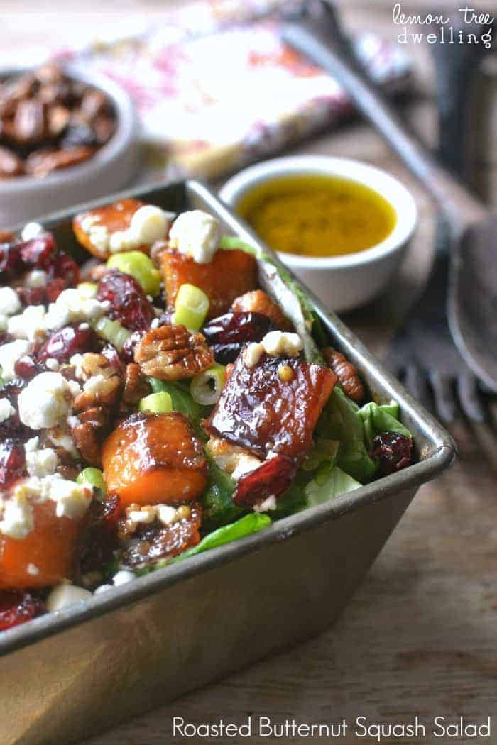 Roasted Butternut Squash Salad | Lemon Tree Dwelling