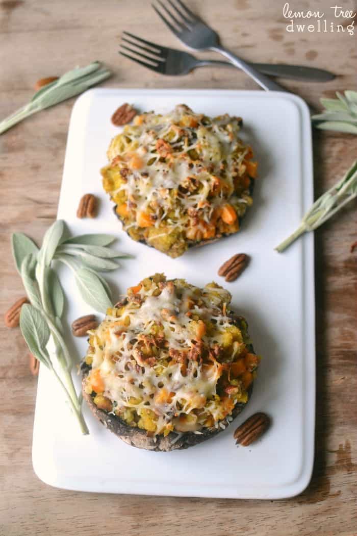 Thanksgiving Leftover Stuffed Mushrooms Lemon Tree Dwelling