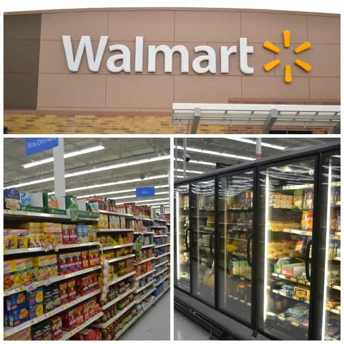 Walmart grocery aisles