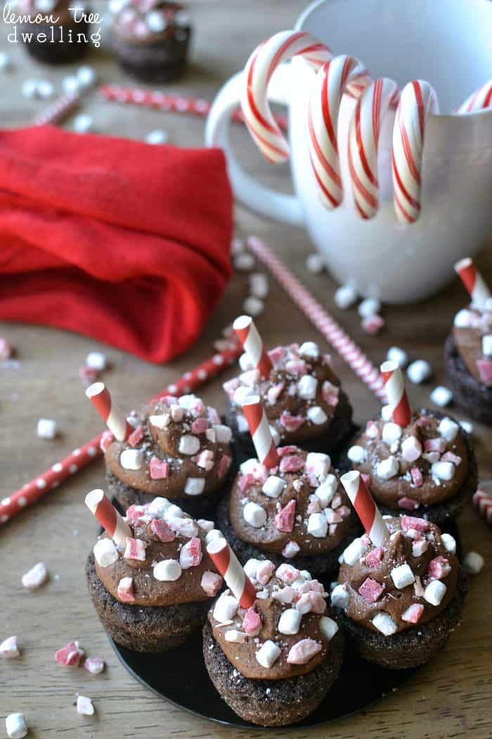 Chocolate Peppermint Cookie Cups Recipe