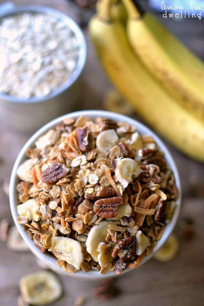 Banana Bread Granola | Lemon Tree Dwelling