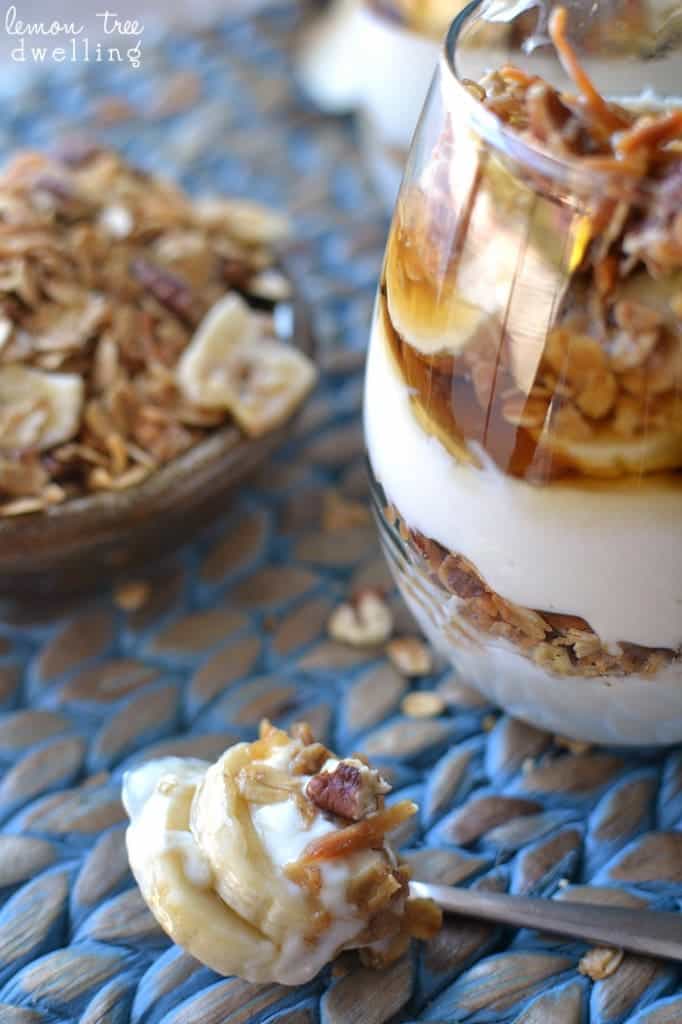 Banana Maple Yogurt Parfait